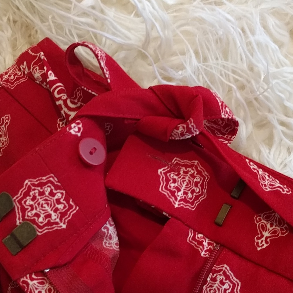 Loft Red Shorts - Picture 3 of 3
